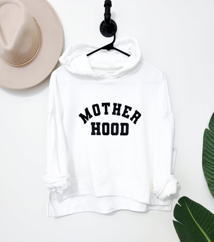 MOTHERHOOD French Terry High Low Hoodie