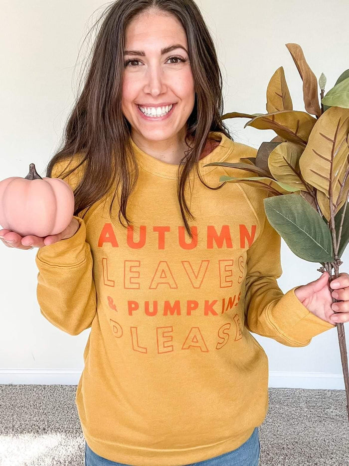Autumn Leaves and Pumpkins Please Crew