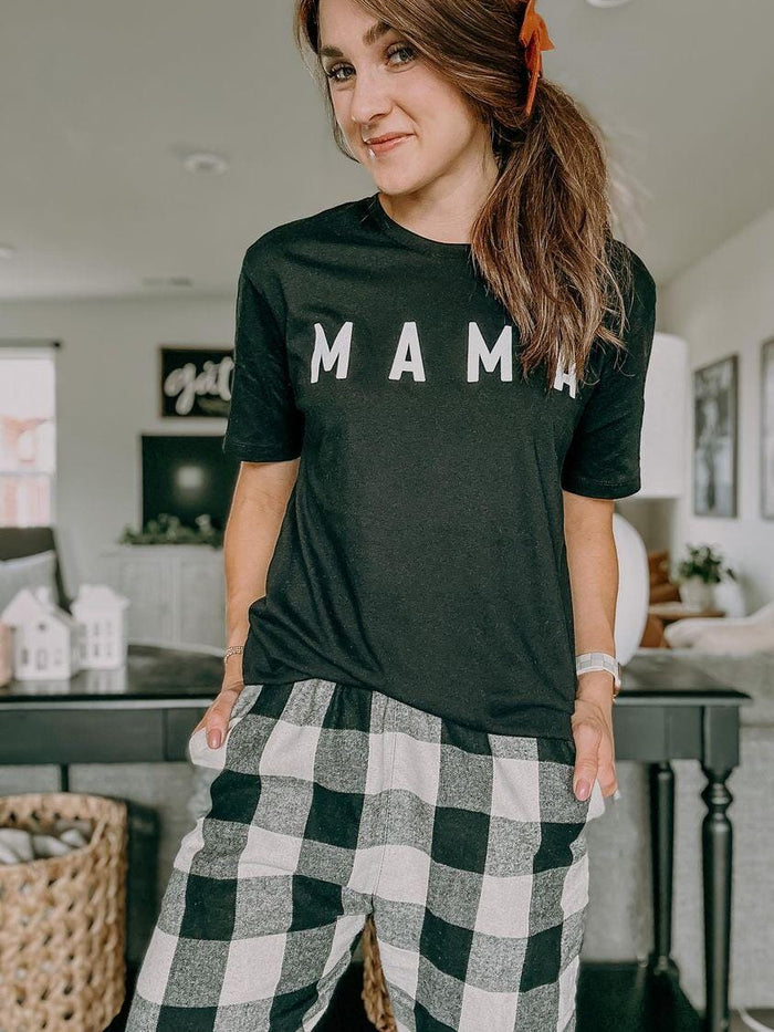 Mama Plaid Lounge Set