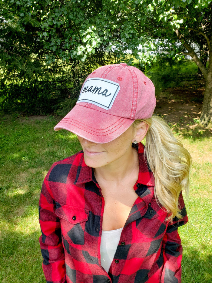 Mama Patch Vintage Hat - hat