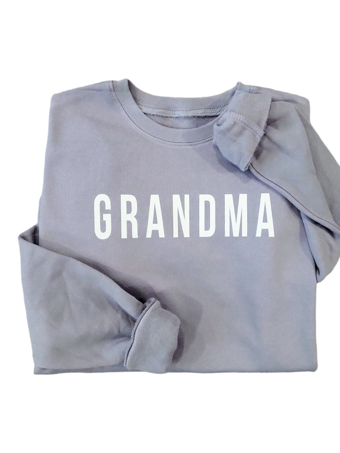 Slate Grandma Pullover