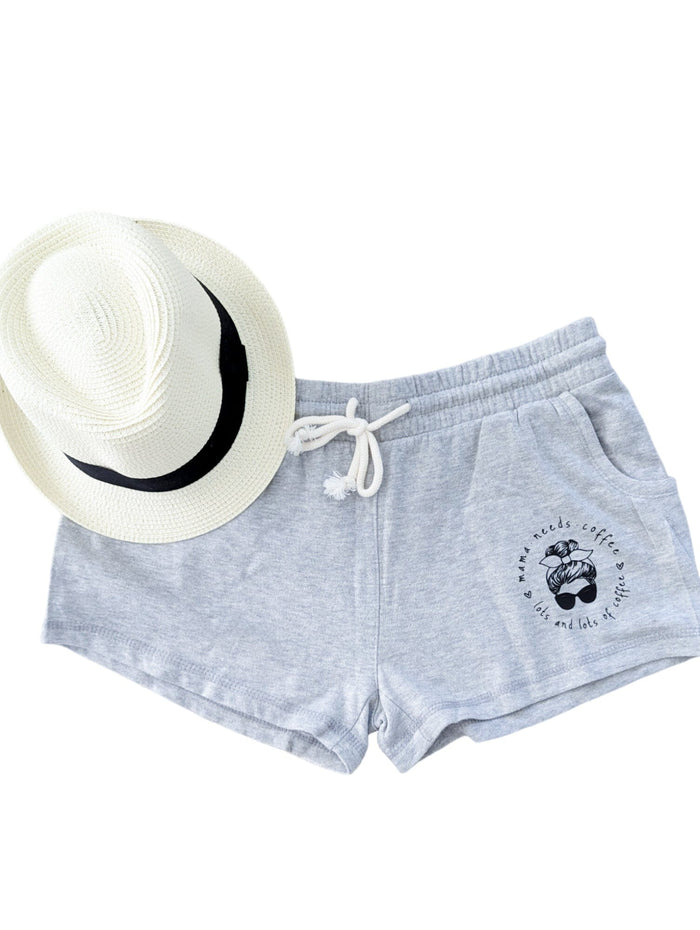 Mama Needs Lots of Coffee Lounge Shorts