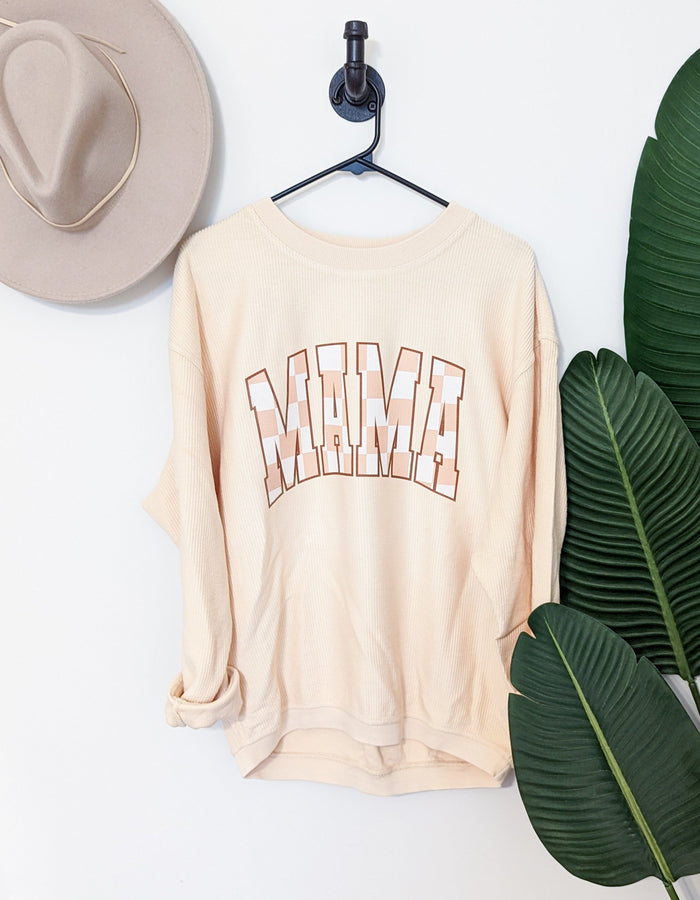 Brown Checkered Mama Cord