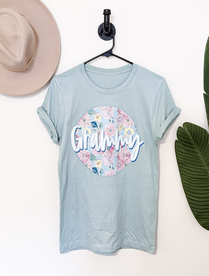 Floral Grammy Shirt