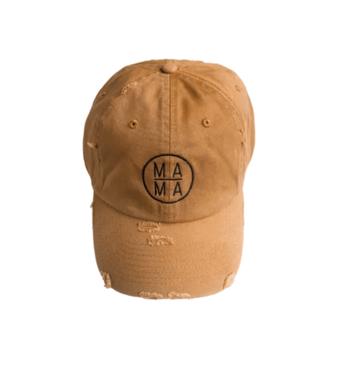 Rust Distressed Mama Hat