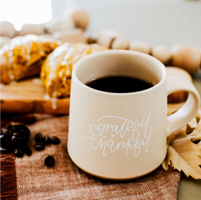 Grateful and Thankful mug